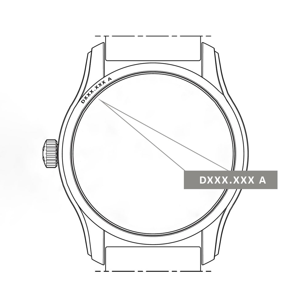 How to find your watch's case number