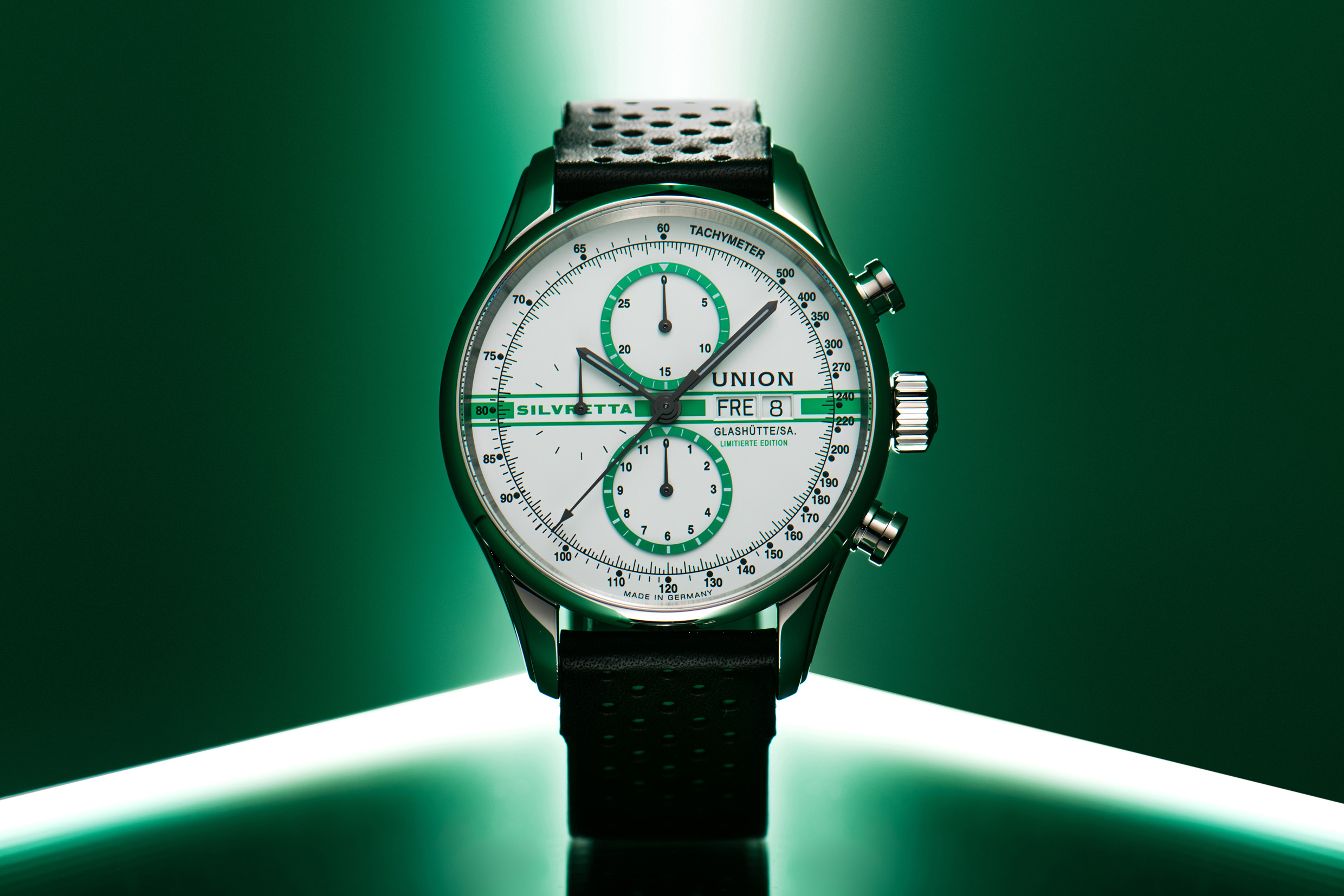 Union Glashütte Viro Chronograph Limitierte Edition Silvretta Klassik 2022