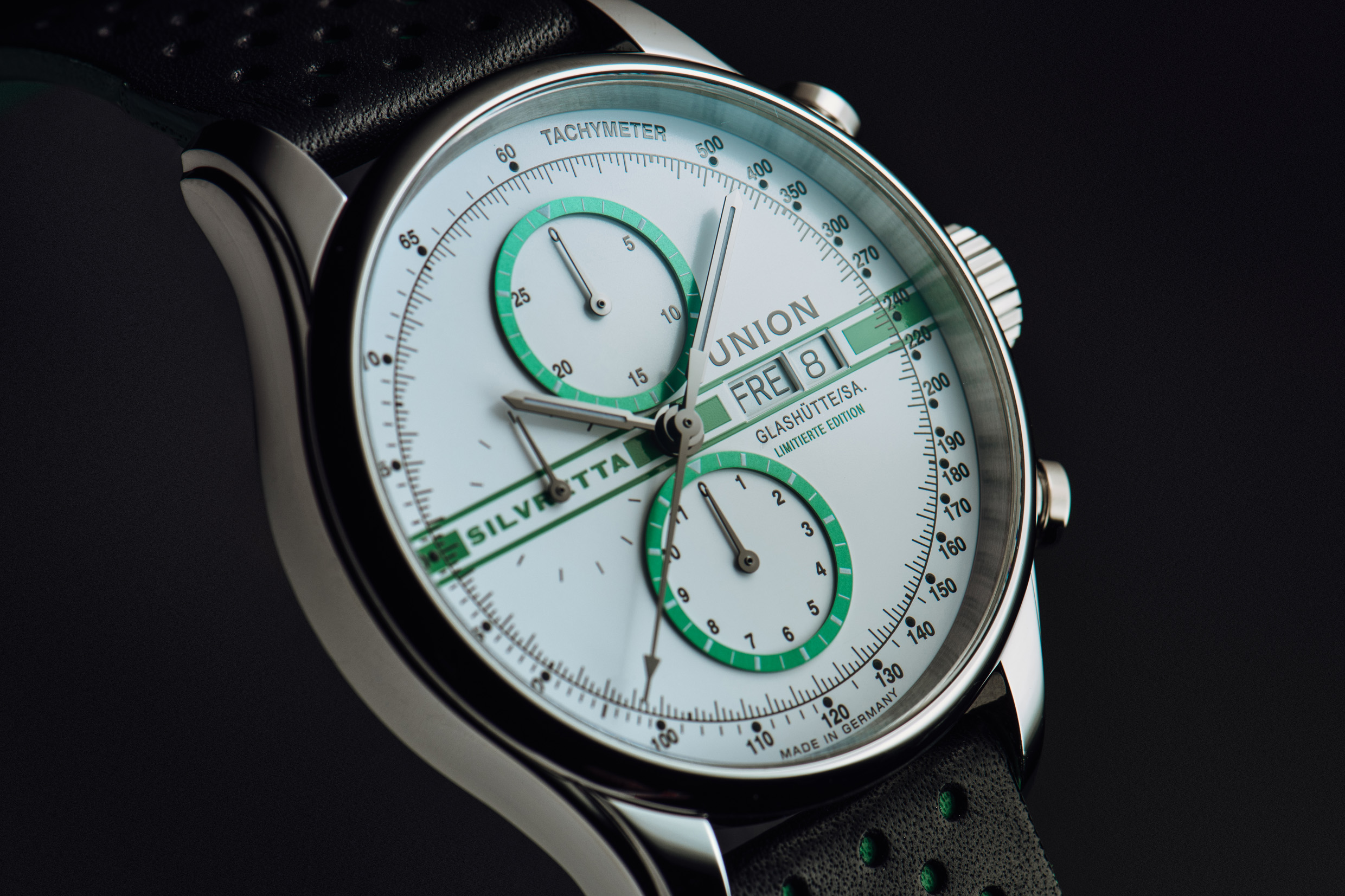 Union Glashütte Viro Chronograph Limitierte Edition Silvretta Klassik 2022