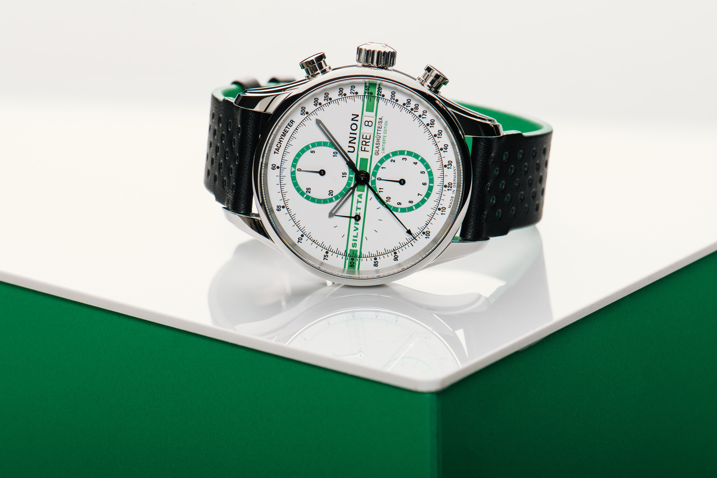 Union Glashütte Viro Chronograph Limitierte Edition Silvretta Klassik 2022